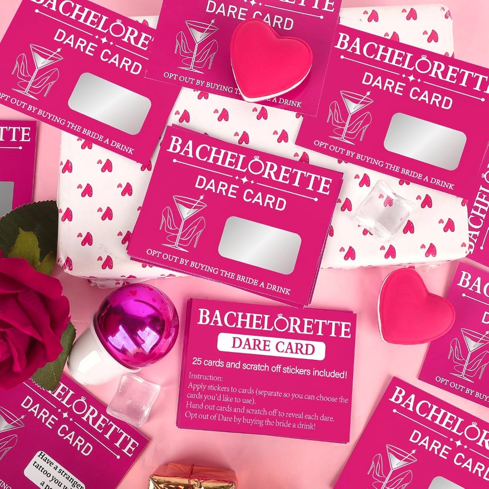 25-Piece Bachelorette Scratch Off Dare Game Cards with, view 4