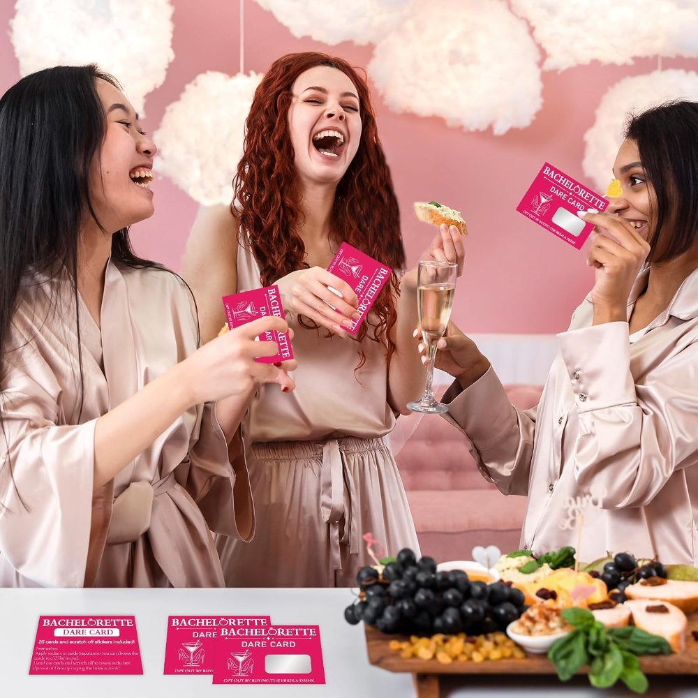 25-Piece Bachelorette Scratch Off Dare Game Cards with, view 6