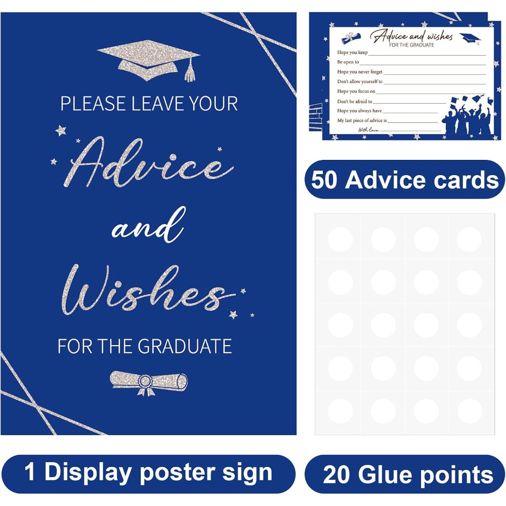 50-Piece Graduation Advice Cards 2026, view 2