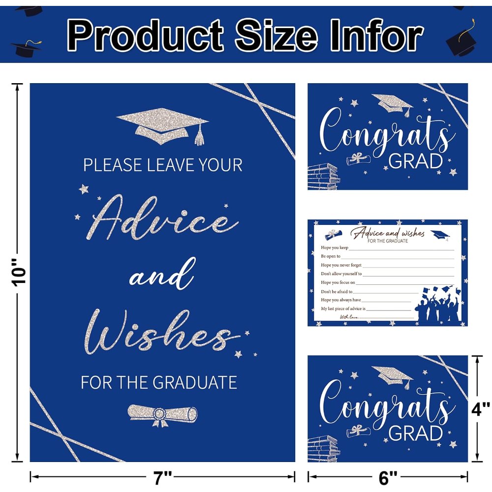 50-Piece Graduation Advice Cards 2026, view 3