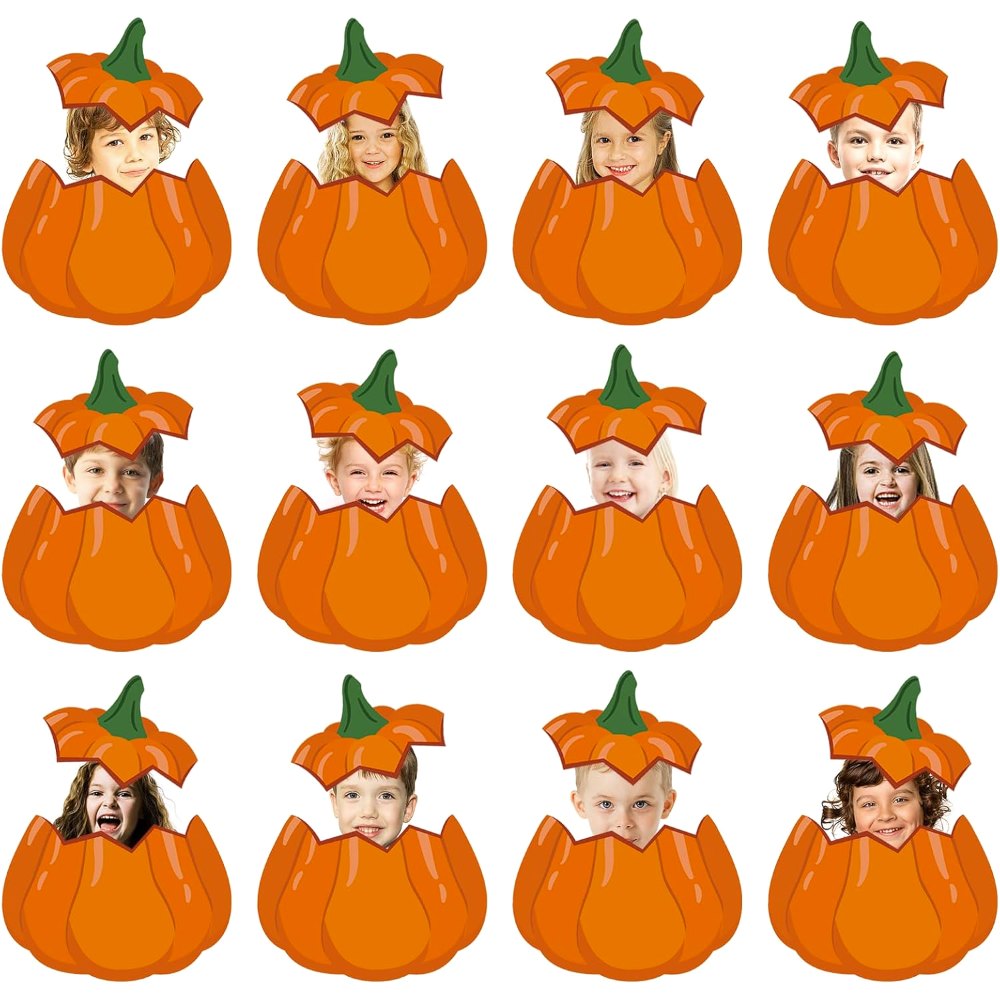 50 Sets Fall Pumpkin Cutouts Thanksgiving Bulletin Board