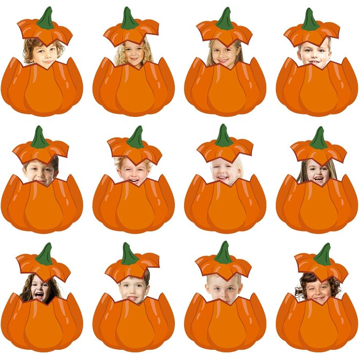 50 Sets Fall Pumpkin Cutouts Thanksgiving Bulletin Board