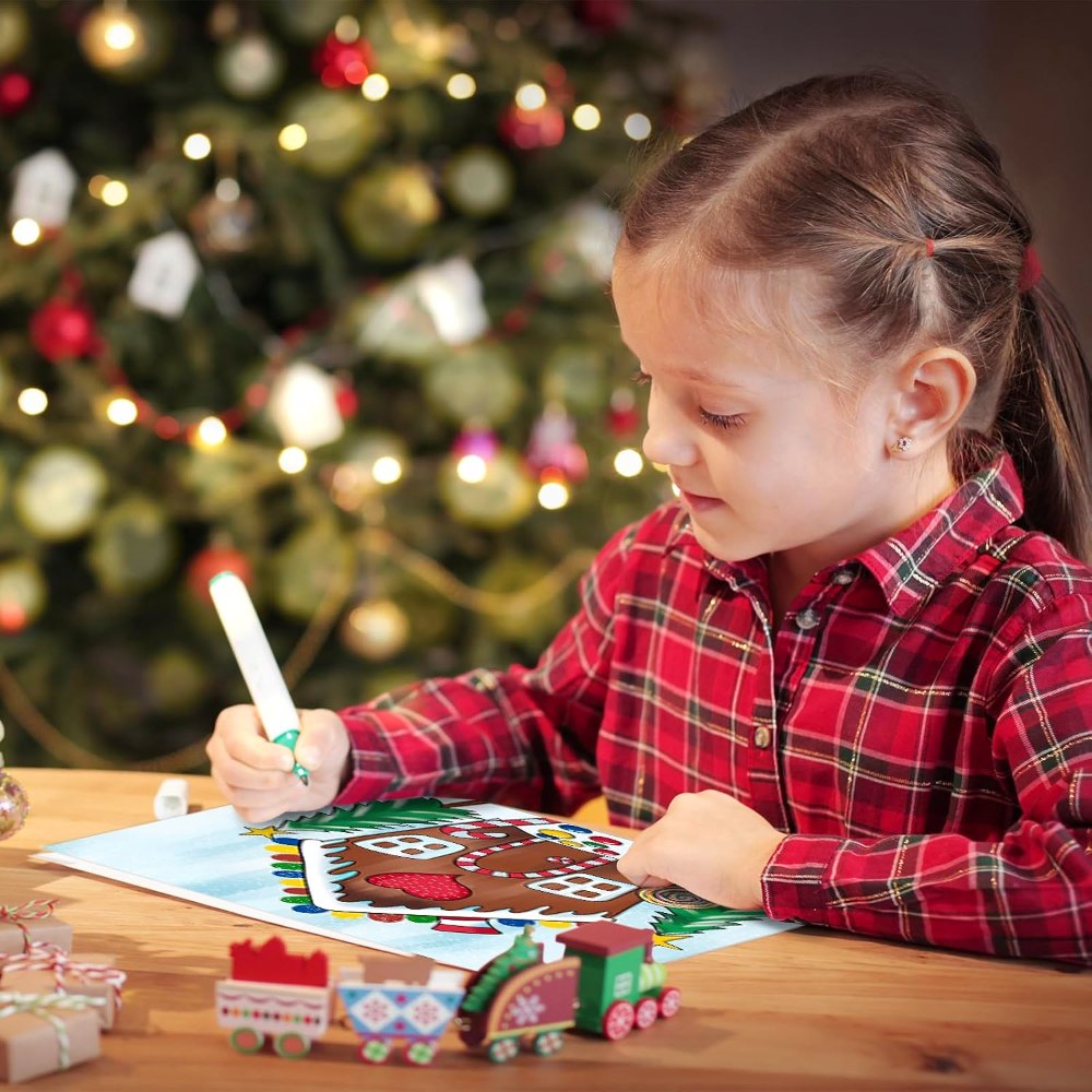 8x10 Inches Christmas Coloring Pages for Kids, view 2