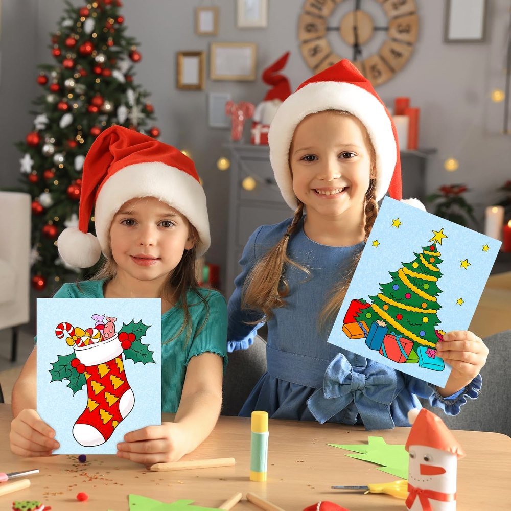 8x10 Inches Christmas Coloring Pages for Kids, view 4