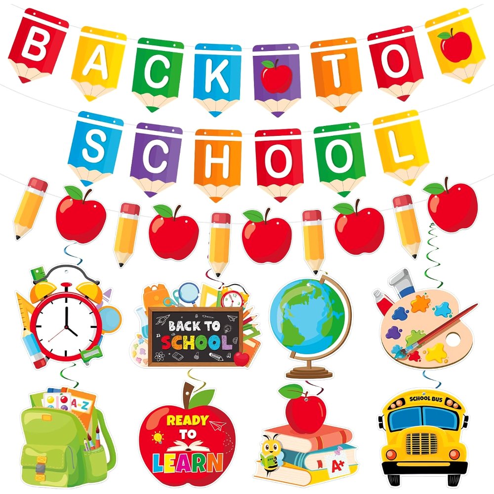 Back to School Decorations Welcome Back to School Banner, view 7