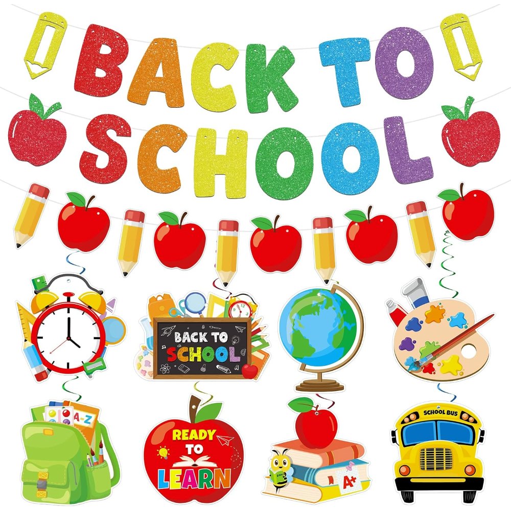 Back to School Decorations Welcome Back to School Banner