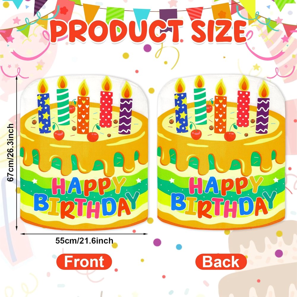 Birthday Chair Cover Colorful Birthday Chair Covers for, view 2