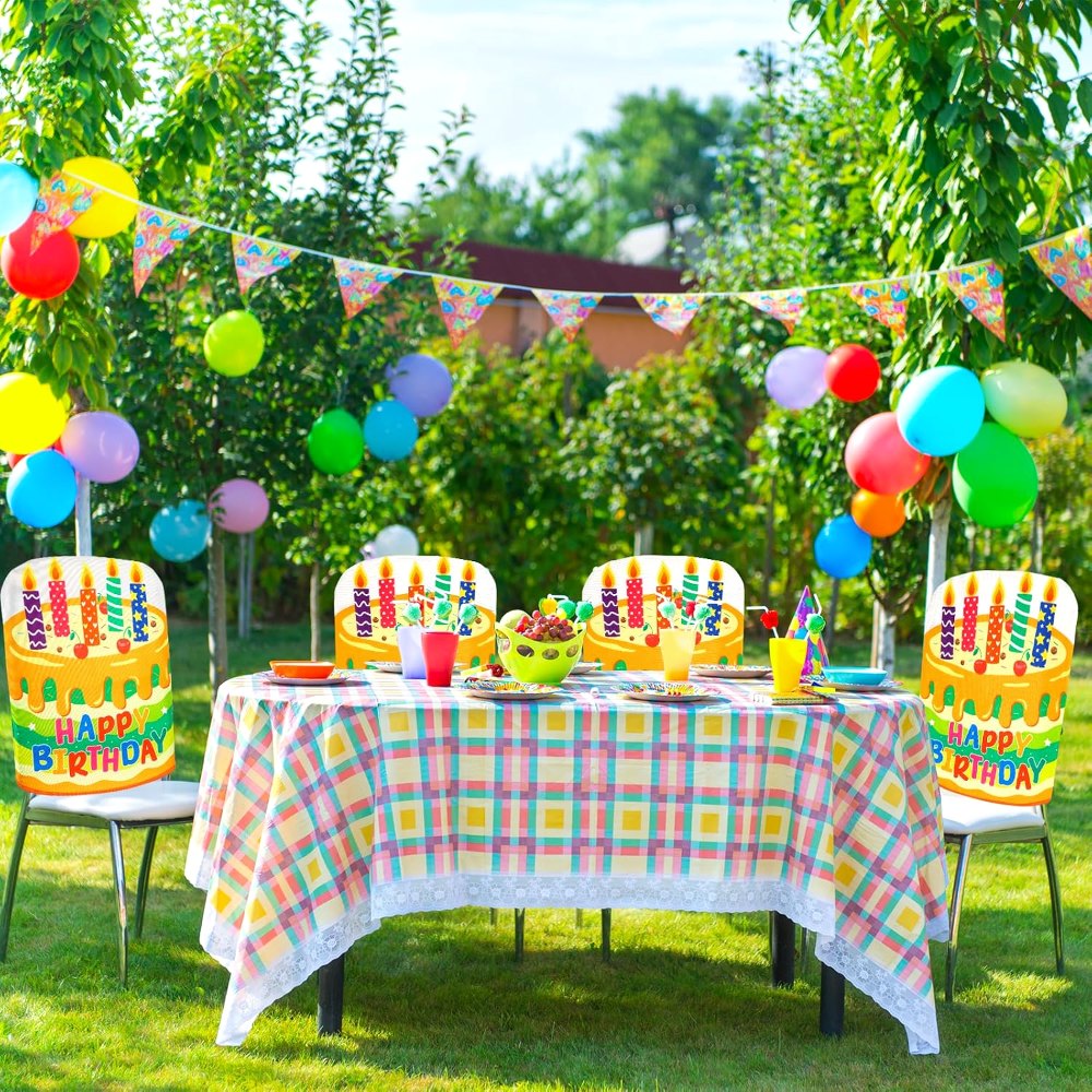 Birthday Chair Cover Colorful Birthday Chair Covers for, view 4