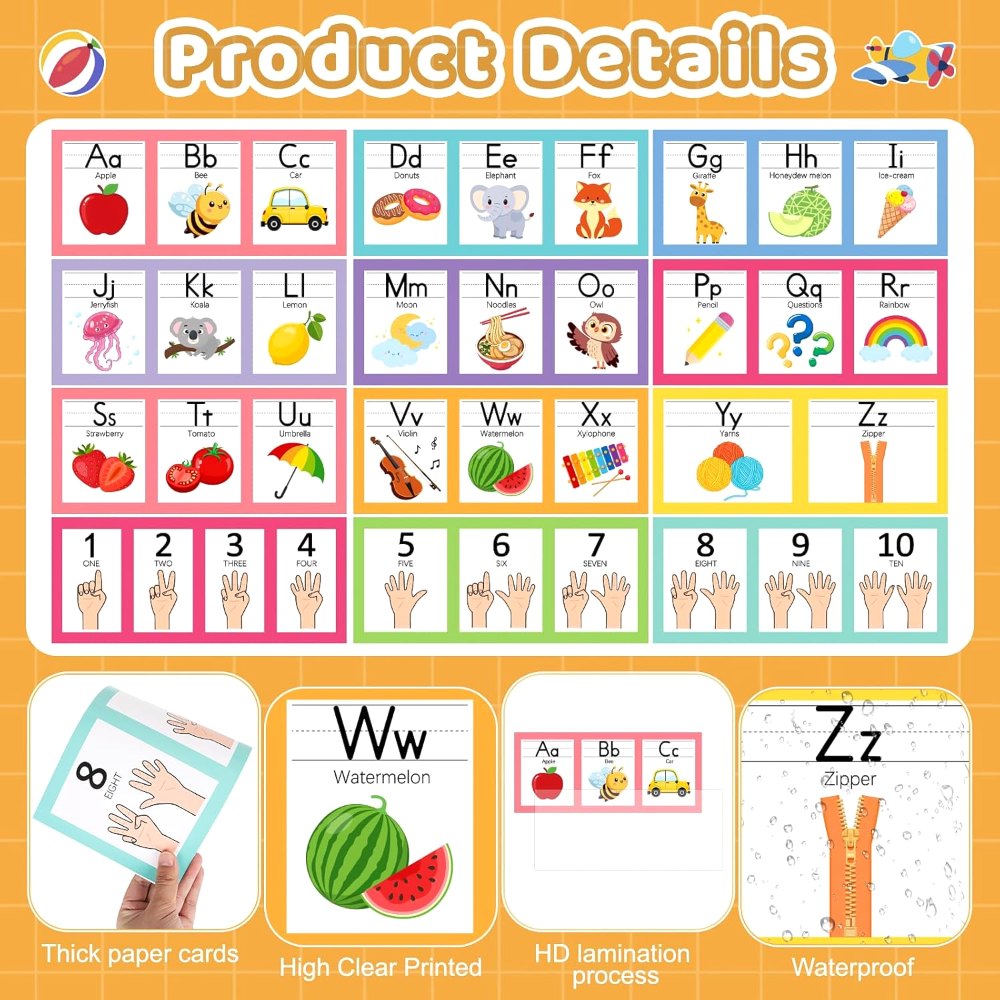 Boho Alphabet for Classroom Wall Decorations Kindergarten, view 3