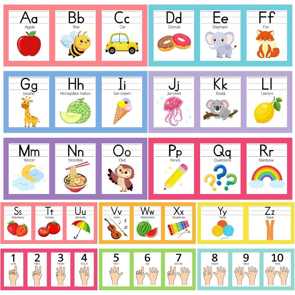Boho Alphabet for Classroom Wall Decorations Kindergarten