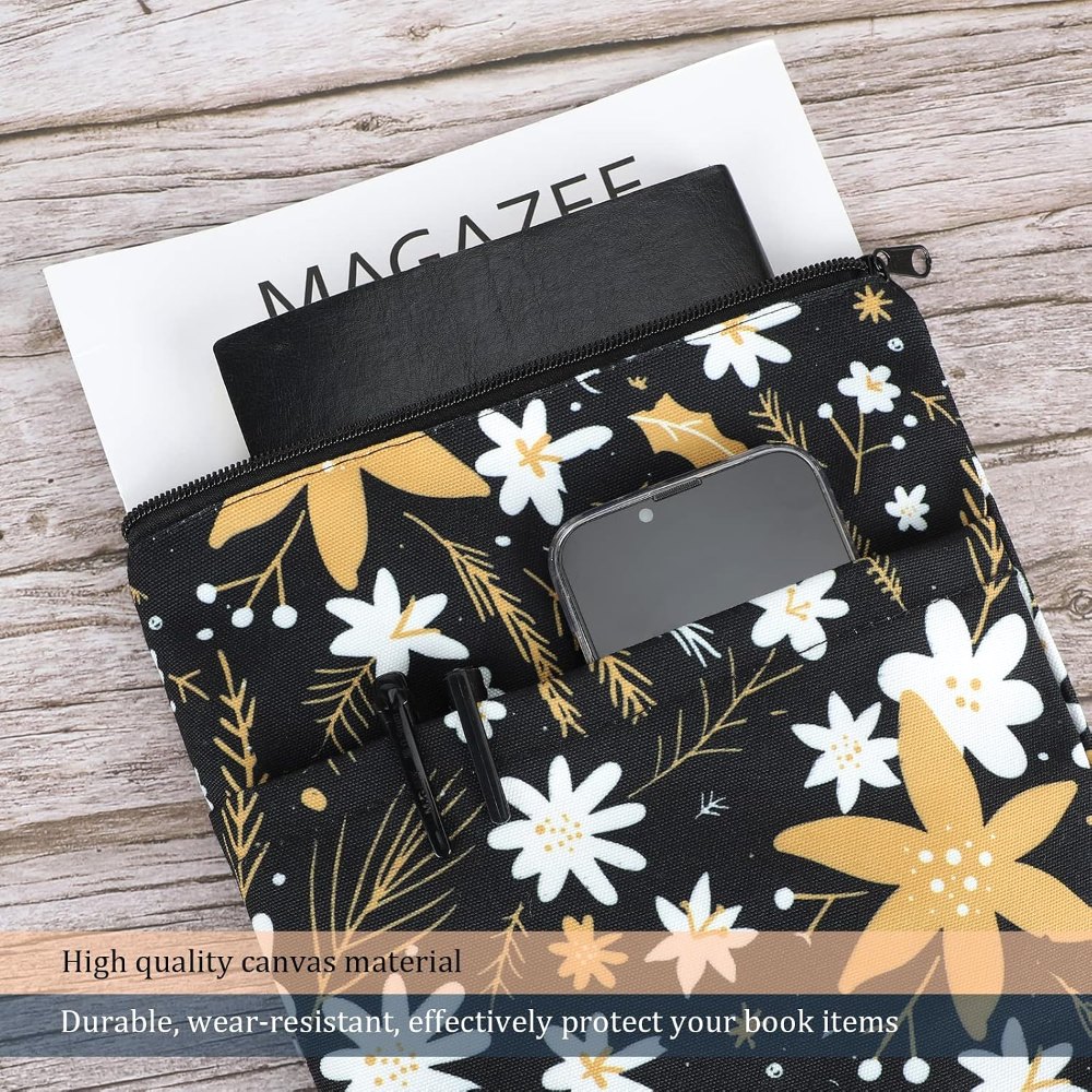 Book Sleeve Book Covers Book Protector Floral Printed, view 4