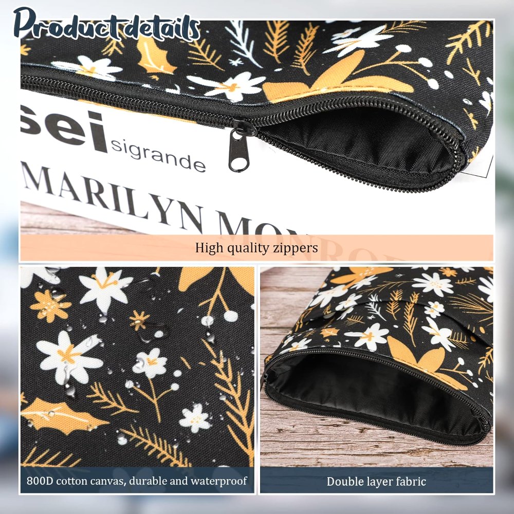 Book Sleeve Book Covers Book Protector Floral Printed, view 5