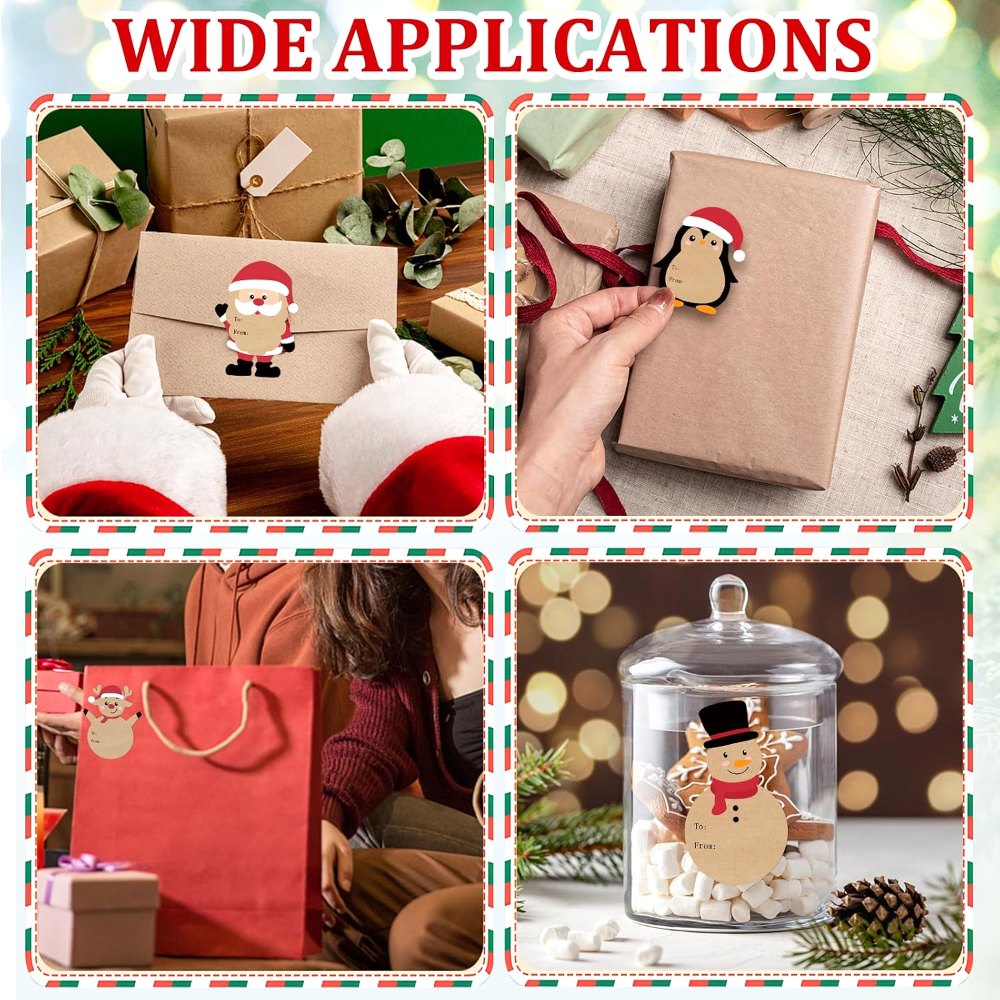 Christmas Gift Tags Stickers, view 4