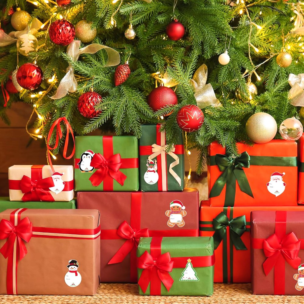 Christmas Gift Tags Stickers, 96 pieces, view 6