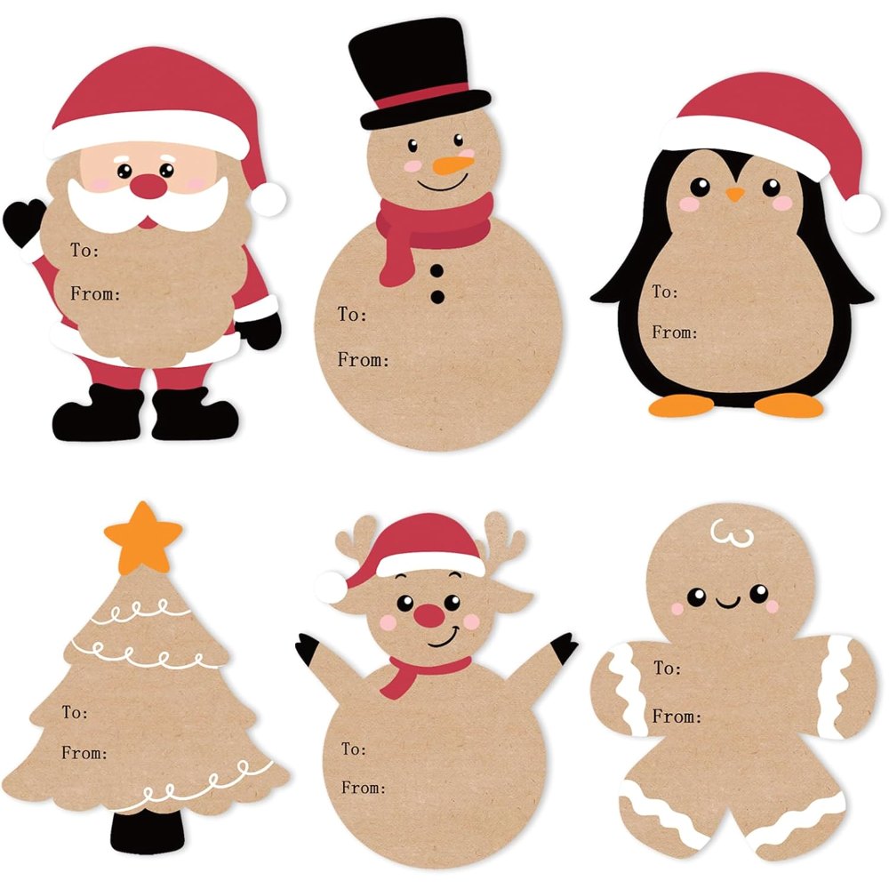 Christmas Gift Tags Stickers
