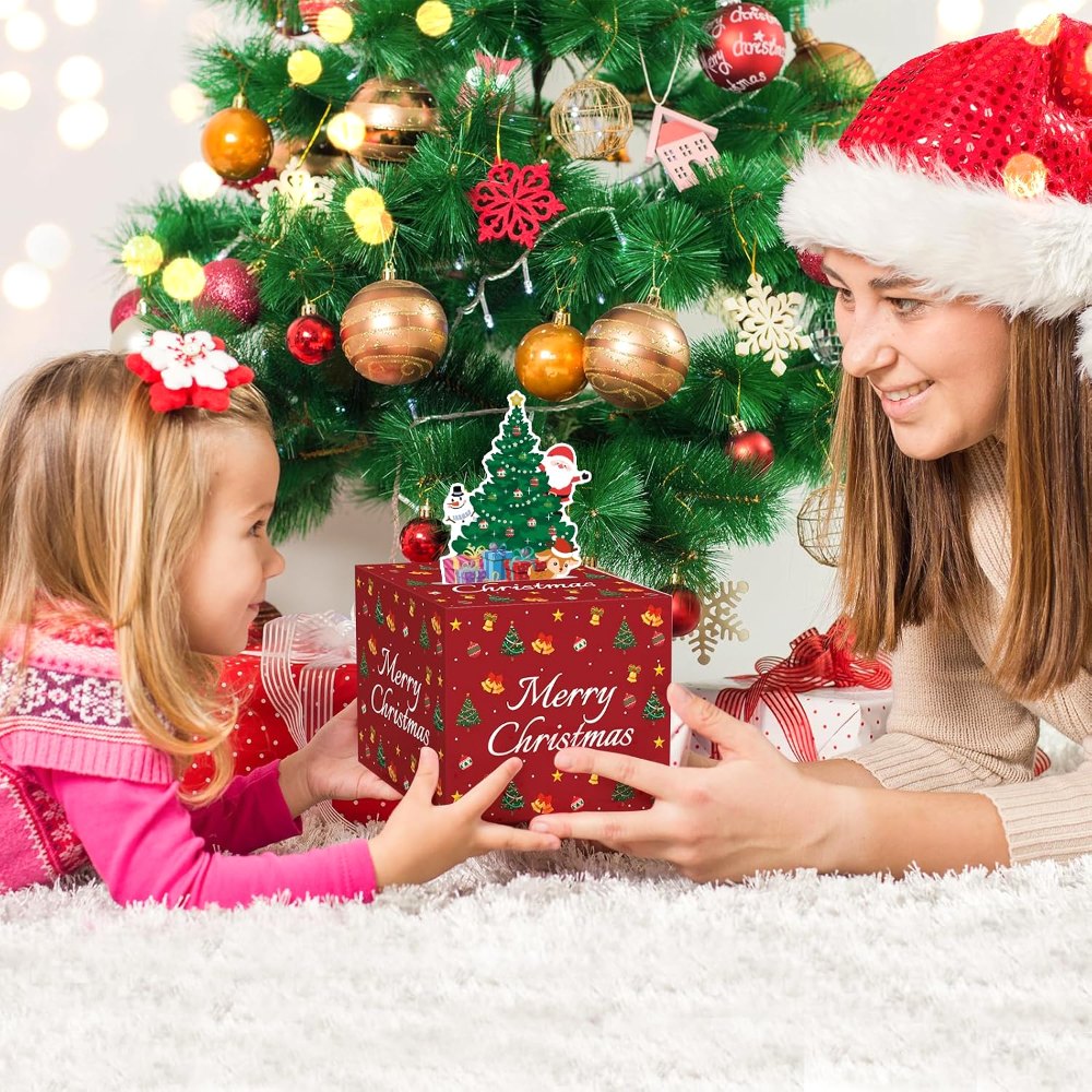 Christmas Money Box for Cash Gift Pull Surprise Money, detail 7
