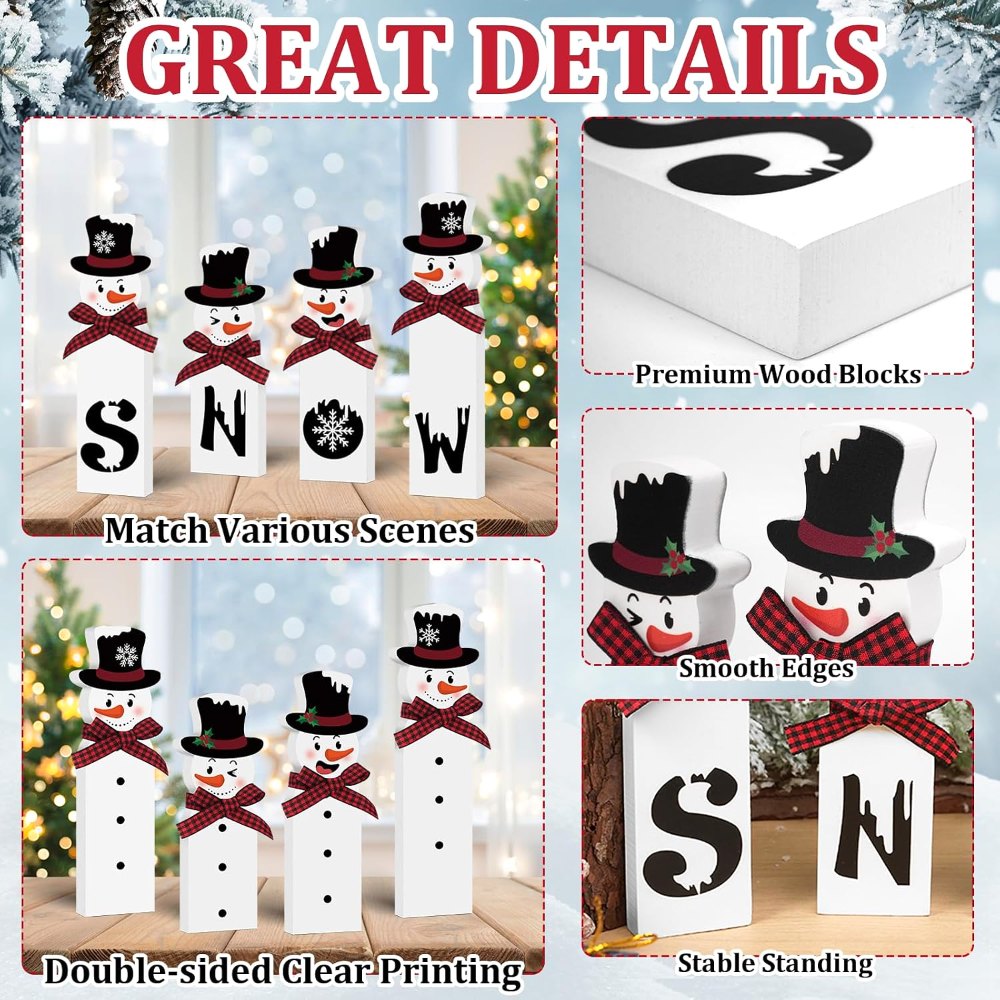 Christmas Snowman Decorations Indoor, view 3