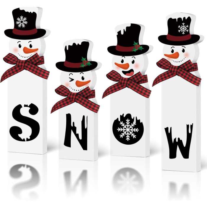 Christmas Snowman Decorations Indoor