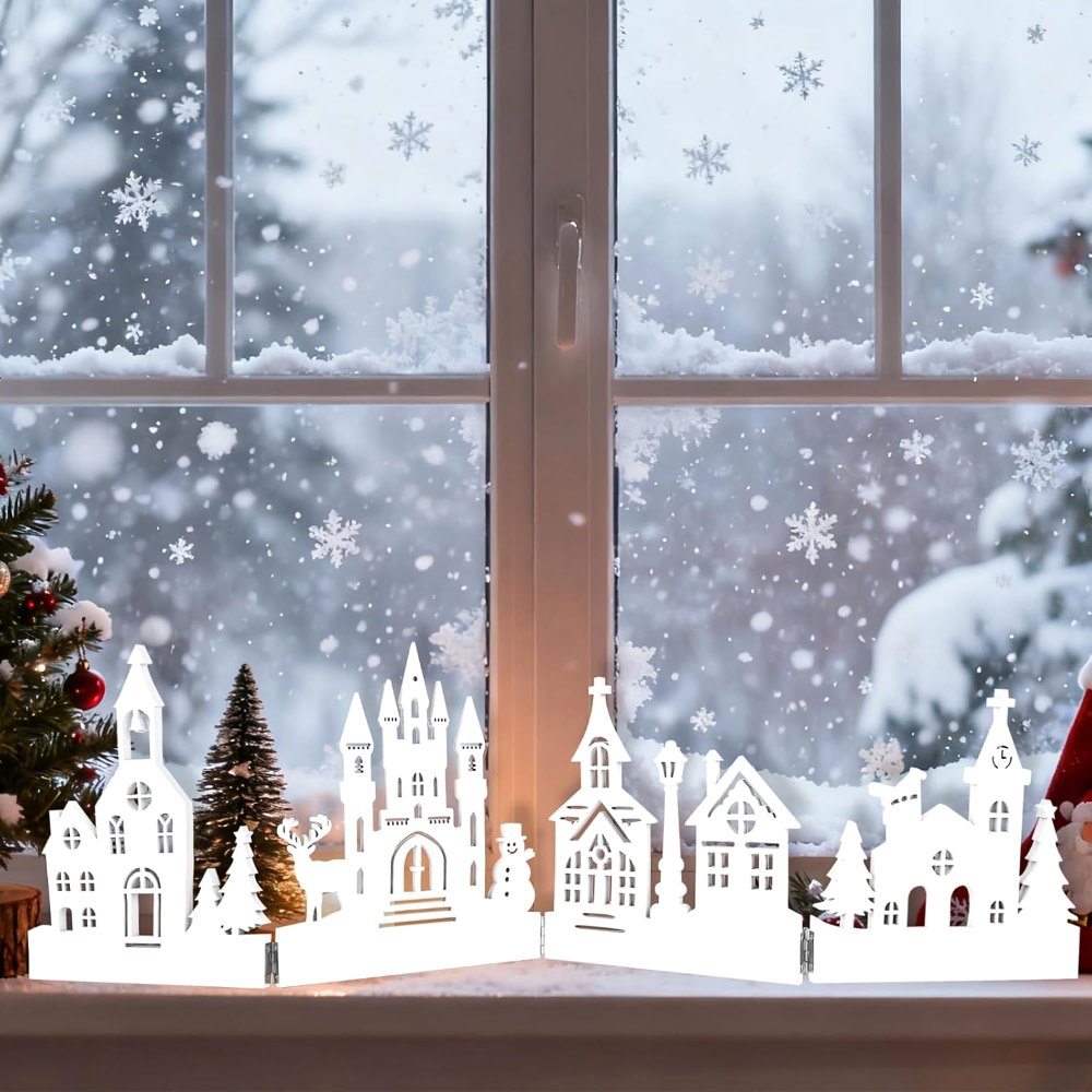 Christmas Village Set Christmas centerpieces for tables, view 5