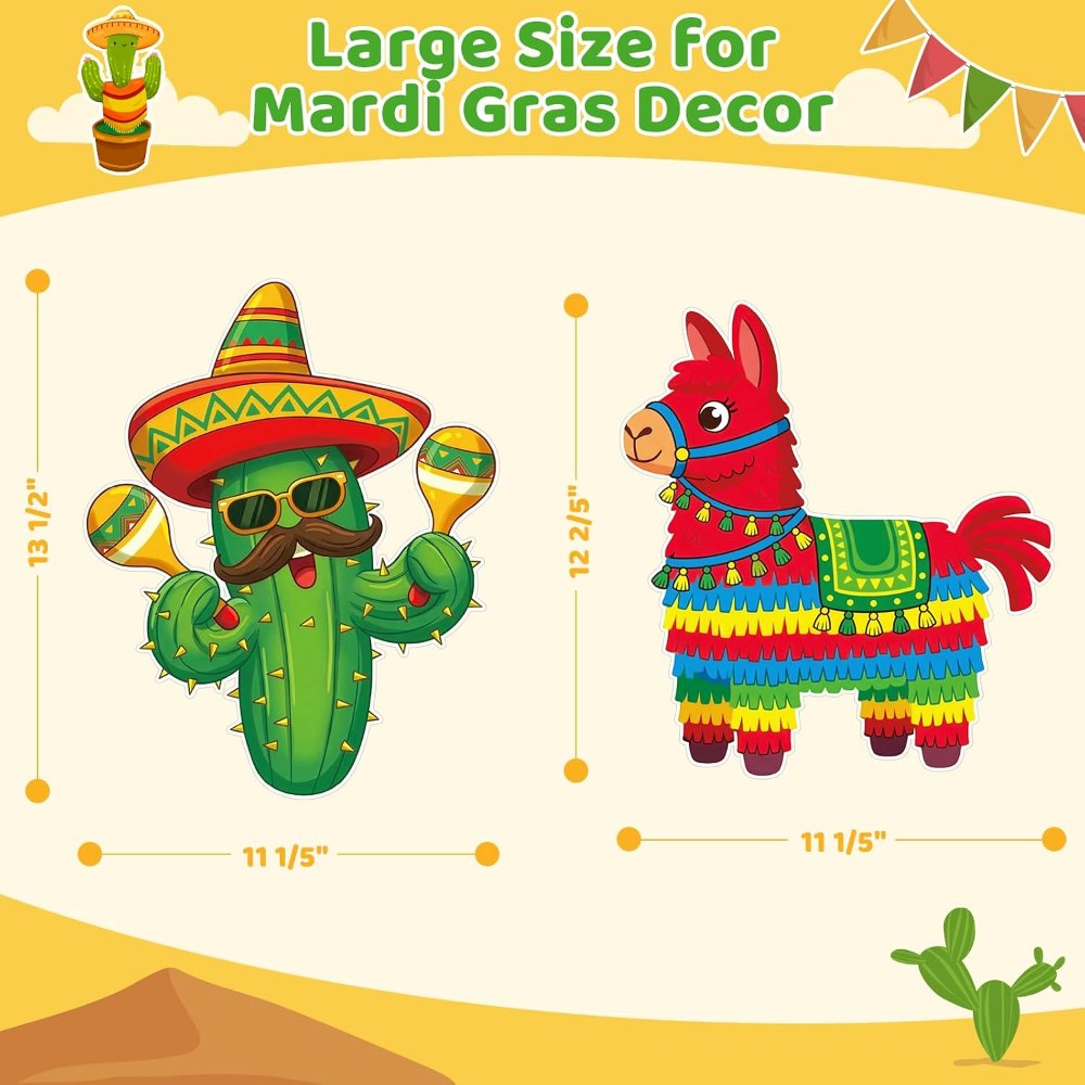 Cinco de Mayo Decorations Cutouts Set, view 2