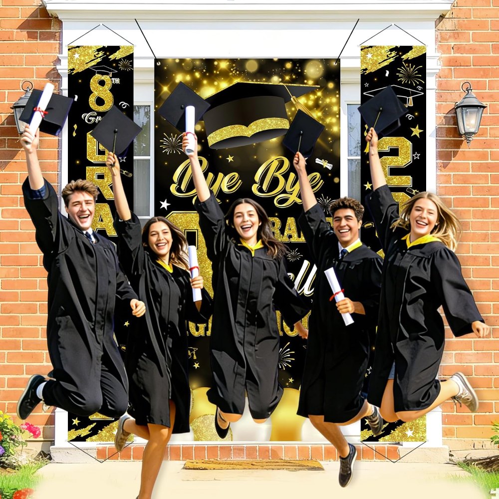 Class of 2026 Grade of 8 Graduation Banners for School, detail 7