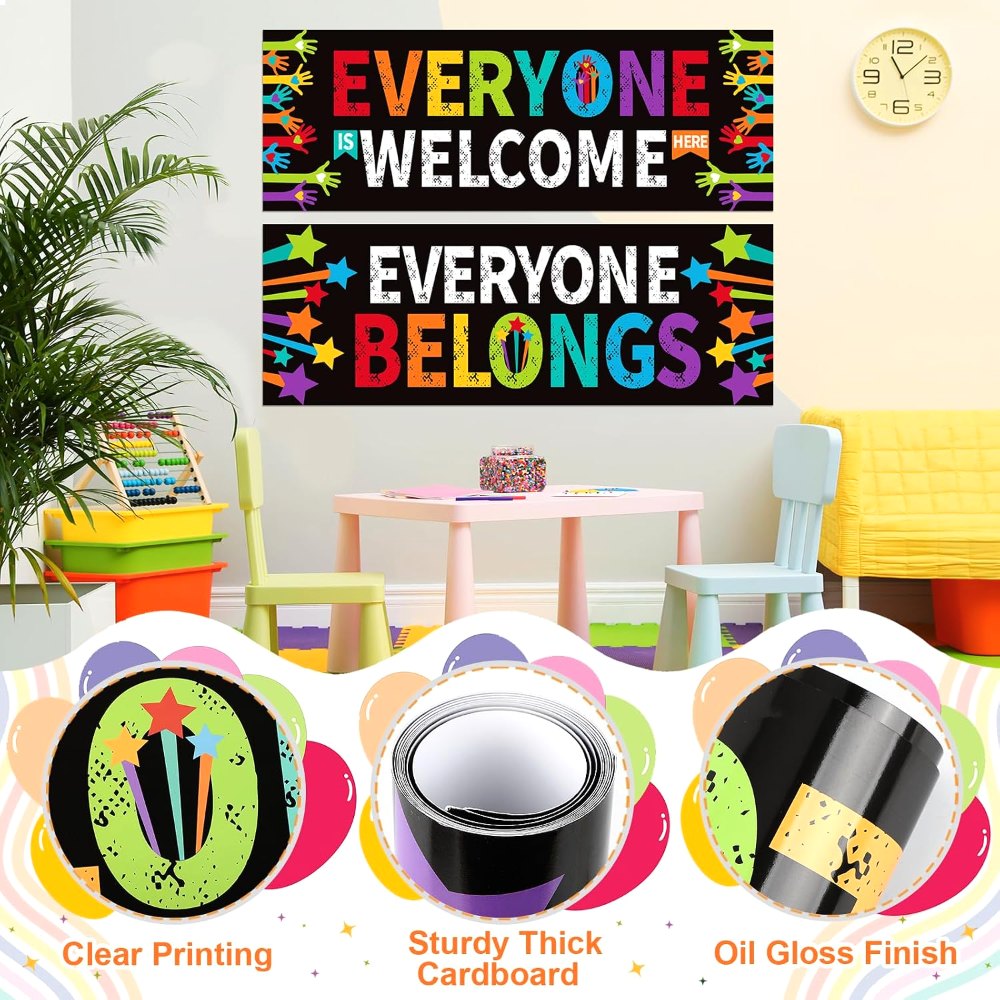 Classroom Decorations Welcome Banner Poster, view 3