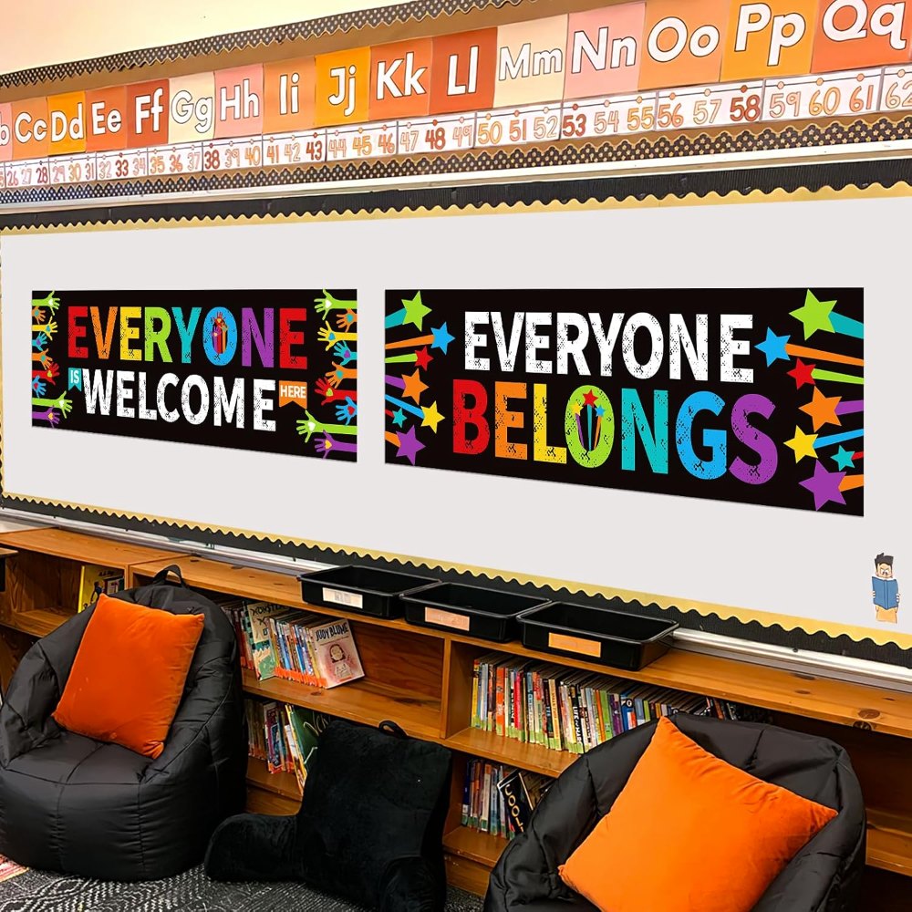 Classroom Decorations Welcome Banner Poster, view 6