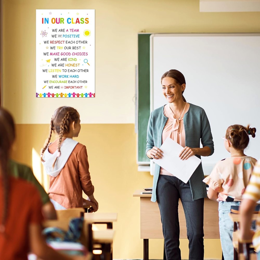 Classroom Rules Poster for Classroom Decorations, view 4