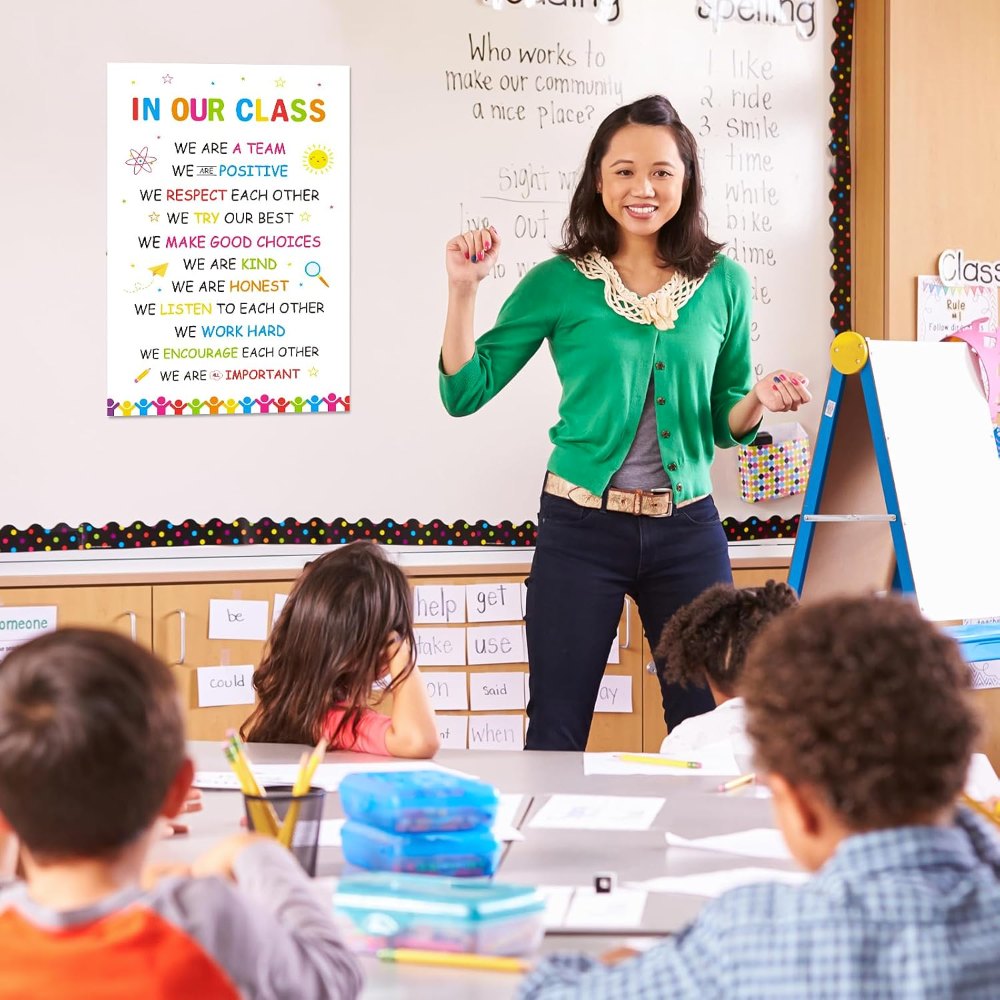 Classroom Rules Poster for Classroom Decorations, view 5