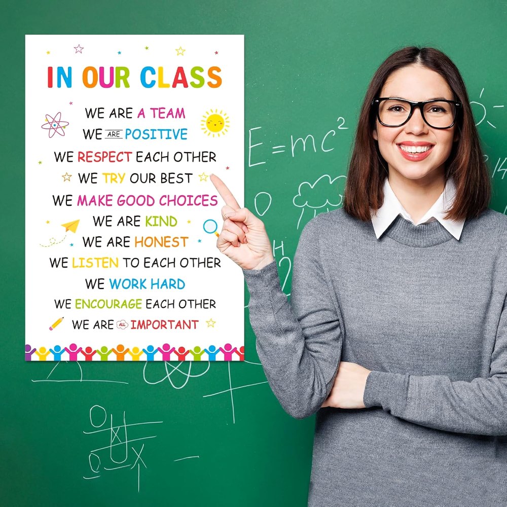 Classroom Rules Poster for Classroom Decorations, view 7