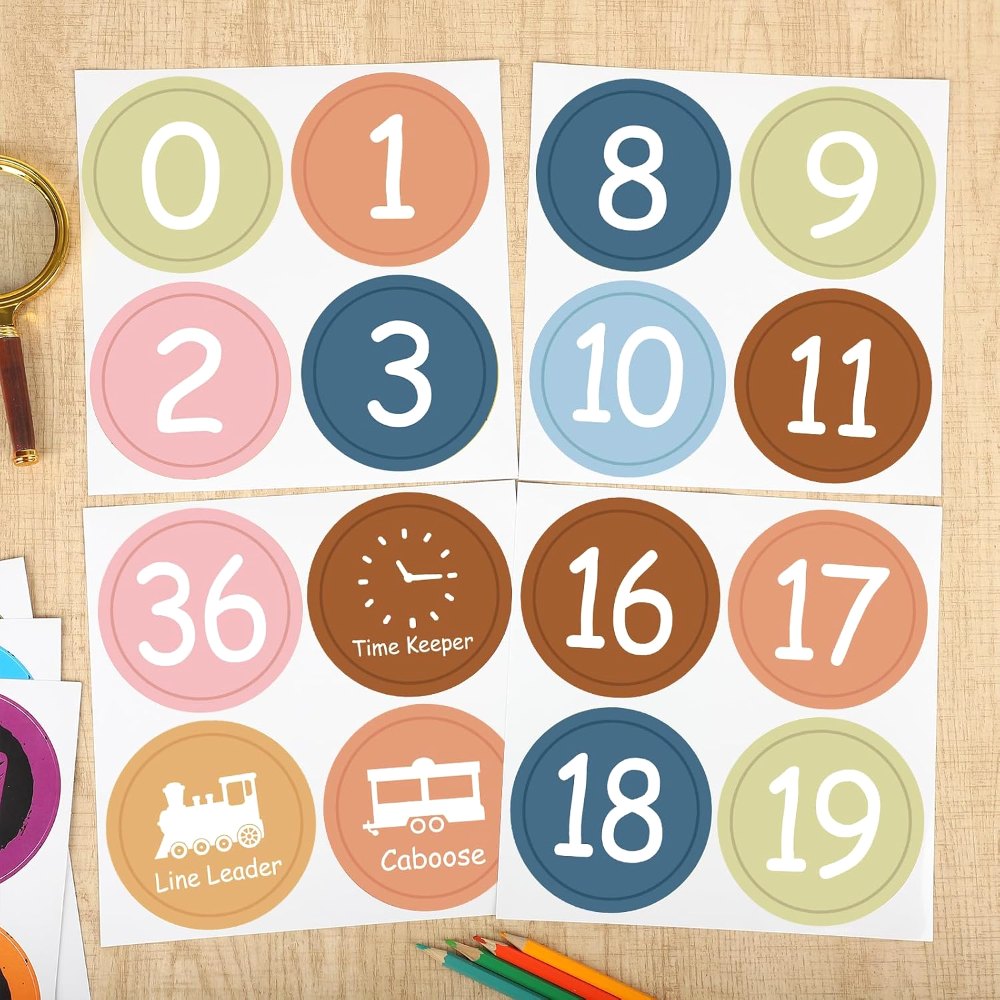 Colorful Line Up Spots for Classroom Floor Decorations, view 3