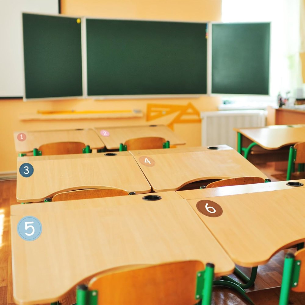 Colorful Line Up Spots for Classroom Floor Decorations, view 5