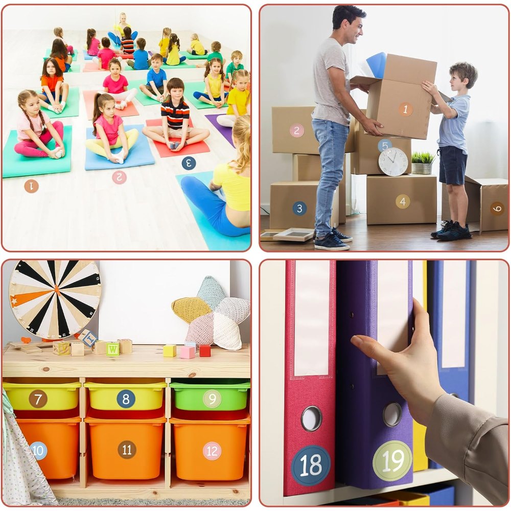 Colorful Line Up Spots for Classroom Floor Decorations, view 6