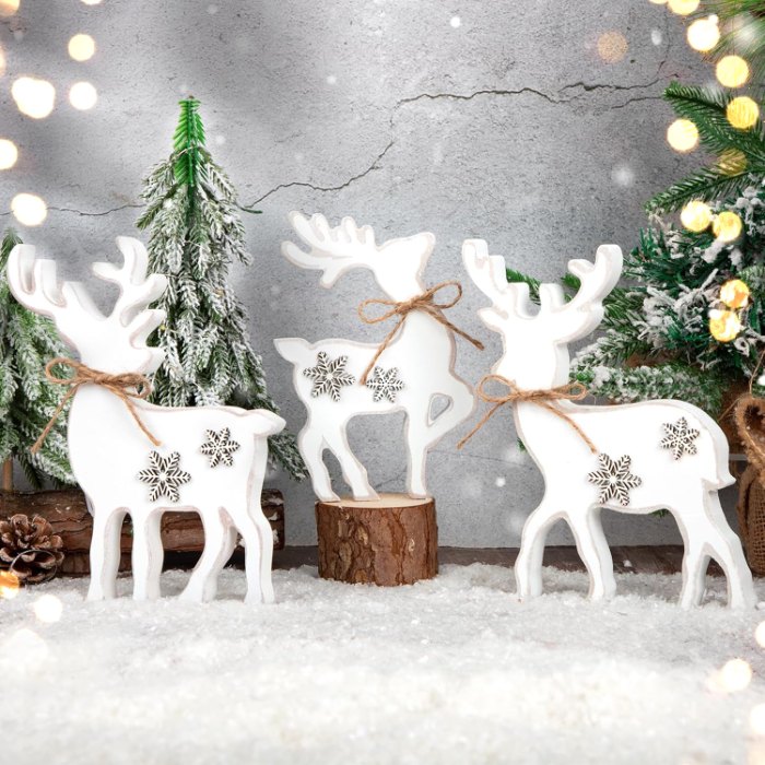 Cute Christmas Tiered Tray Decor Indoor