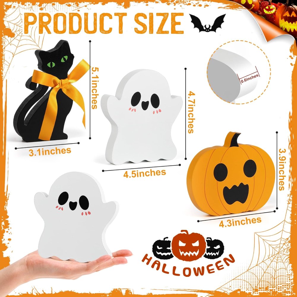 Cute Halloween Tiered Tray Decorations Indoor, view 2