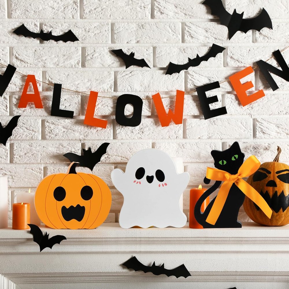 Cute Halloween Tiered Tray Decorations Indoor, view 4