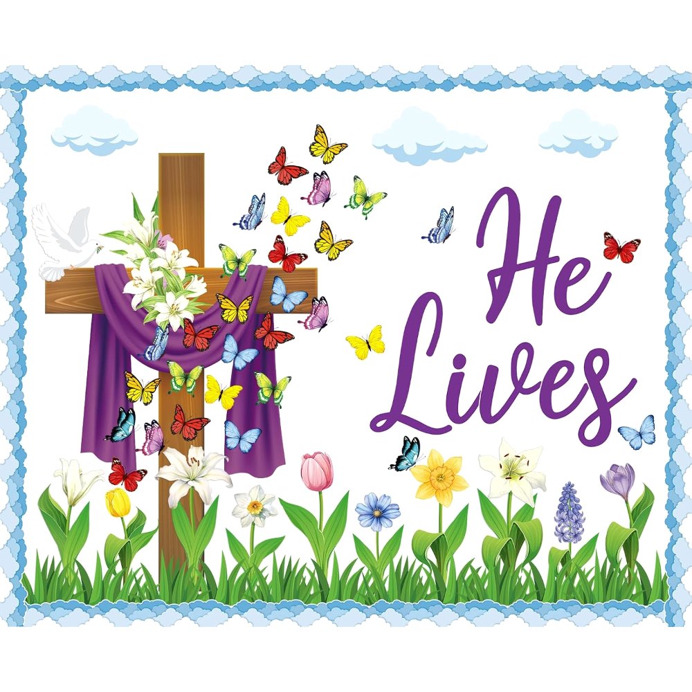 Easter Bulletin Board Decorations Christian Religious