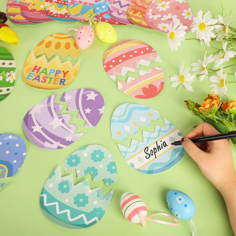 Easter Egg Cutouts Easter Bulletin Board Decoration, view 3