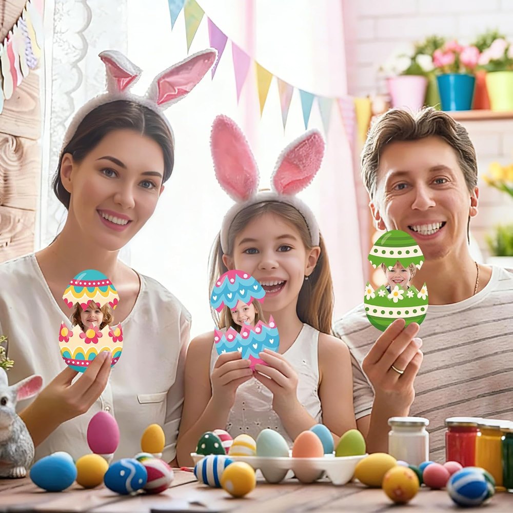 Easter Egg Cutouts Easter Bulletin Board Decoration, view 6