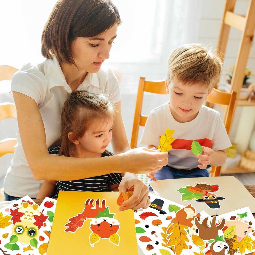 Fall Crafts Kits for Kids Cute Turkey Owl Ornament, view 6