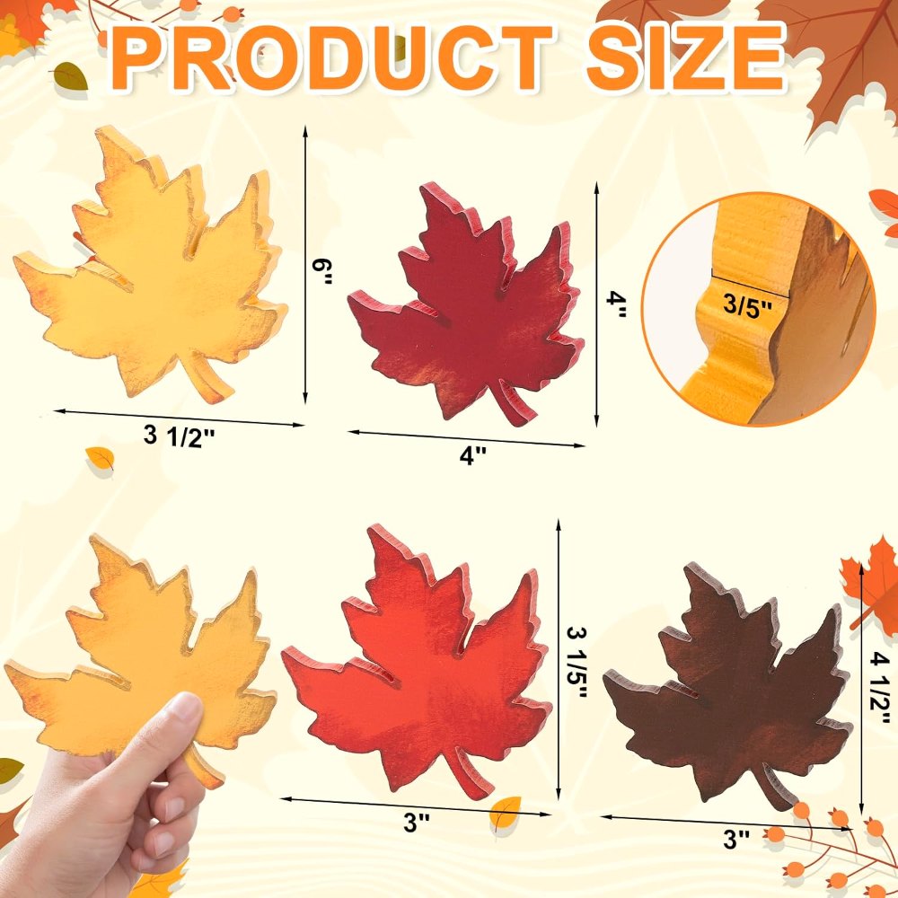 Fall Leaves Decorations for Home Indoor, view 2