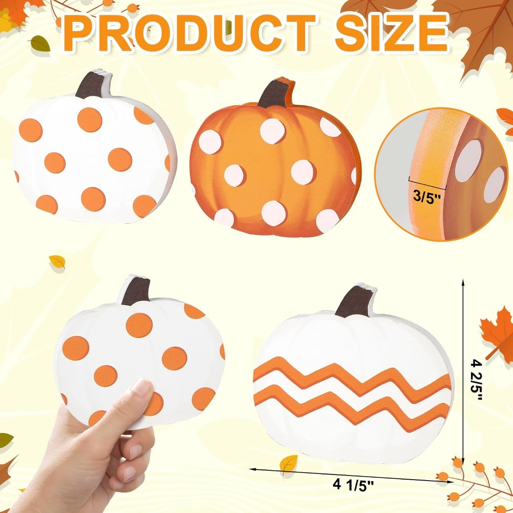 Fall Pumpkin Decorations for Home Indoor, view 2