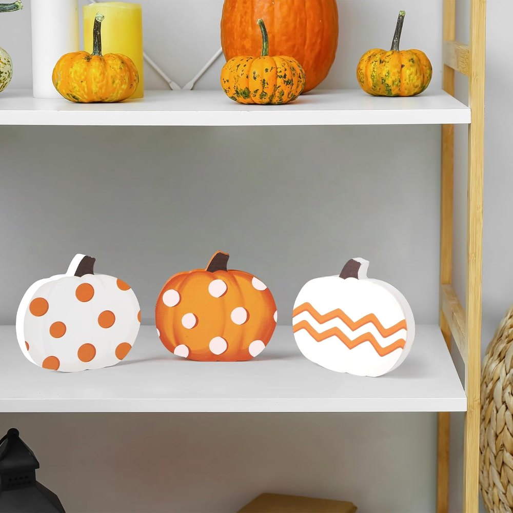 Fall Pumpkin Decorations for Home Indoor, view 7