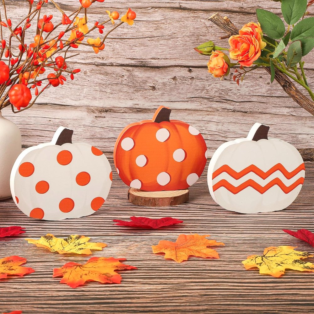 Fall Pumpkin Decorations for Home Indoor