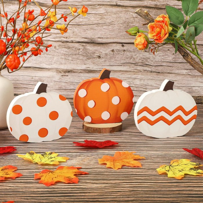 Fall Pumpkin Decorations for Home Indoor