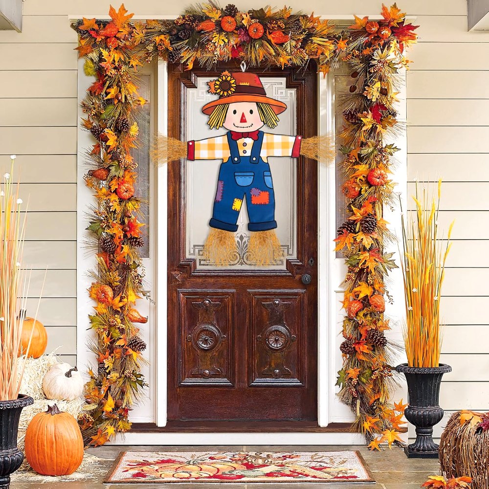 Fall Scarecrow Garden Flag Outdoor Decorations for, view 3