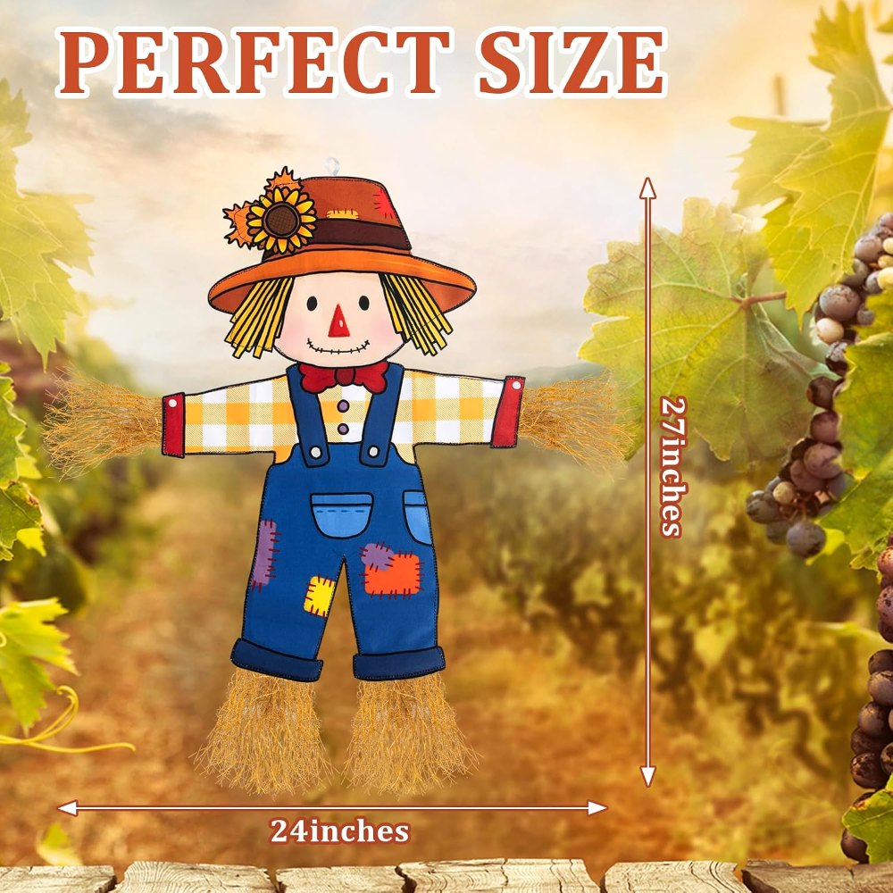 Fall Scarecrow Garden Flag Outdoor Decorations for, view 7