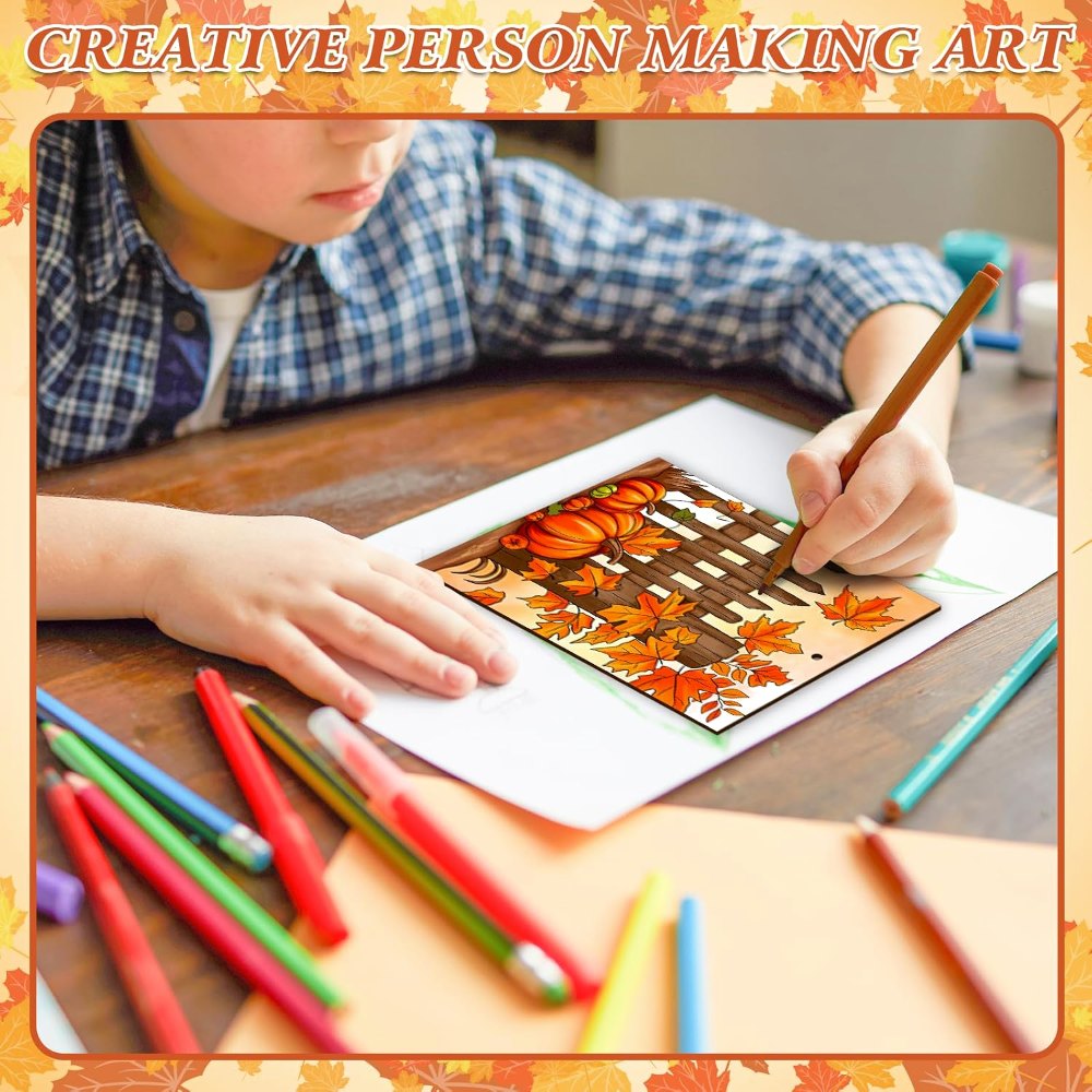 Fall Thanksgiving Unfinished Wood Crafts to Paint for, view 5