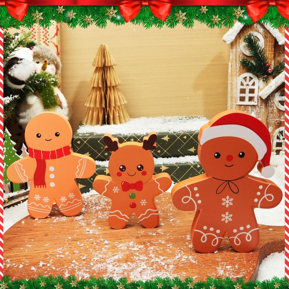 Gingerbread Man Christmas Decorations Indoor, view 4