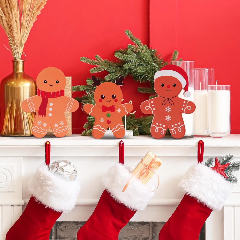 Gingerbread Man Christmas Decorations Indoor, view 7